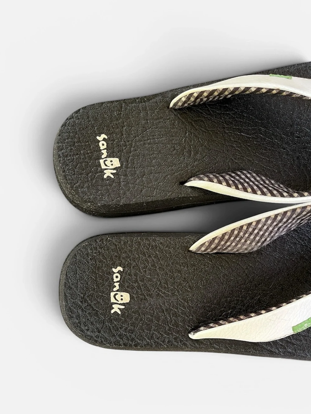 Sanuk Yoga Mat Flip Flop in White SWS2908 Women's Size 9/10